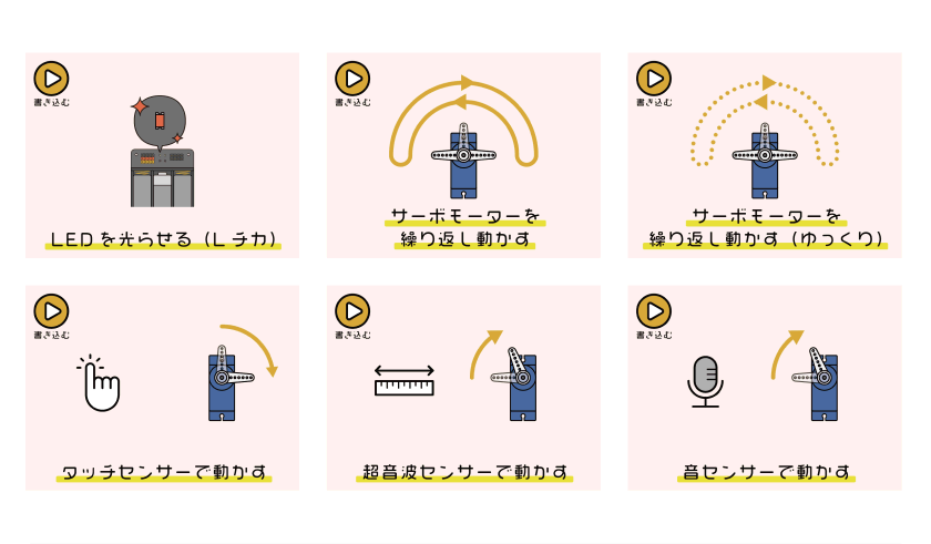 プログラミング画面のイメージ