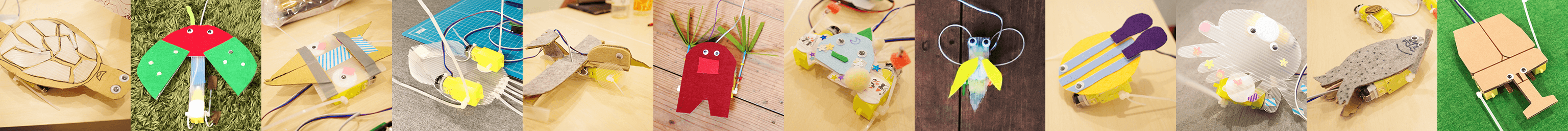 Example of create-a-critter robot kit